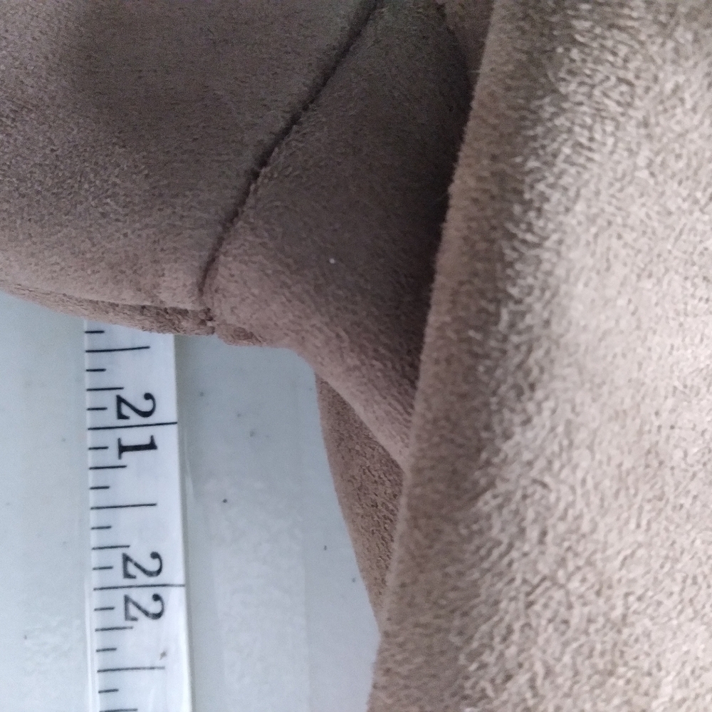 cotton ginny sherpa faux suede shacket - Picture 8 of 9